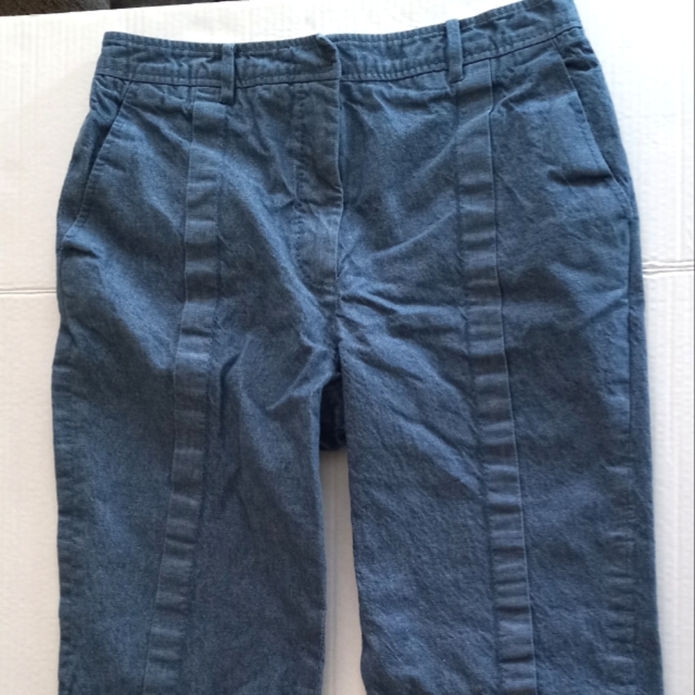 Tse size 6 cuffed cropped denim jeans